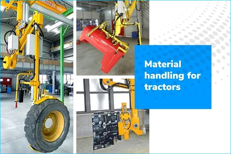 Material handling for tractors 
